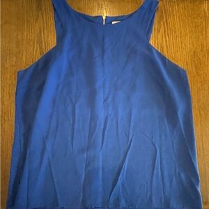 Elegant Blue Sleeveless Top